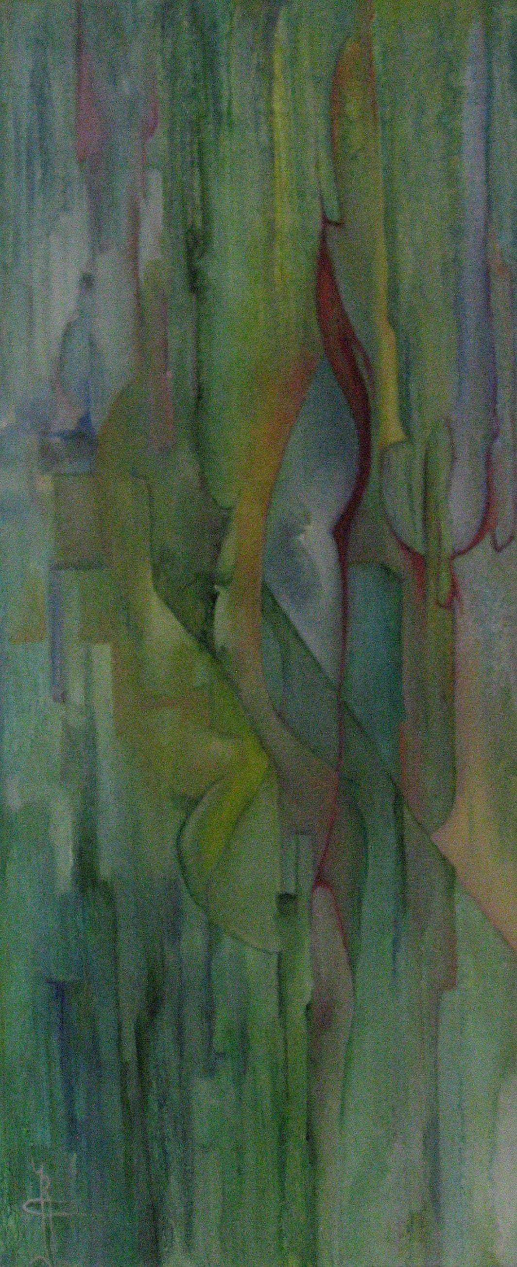 Groene cascade