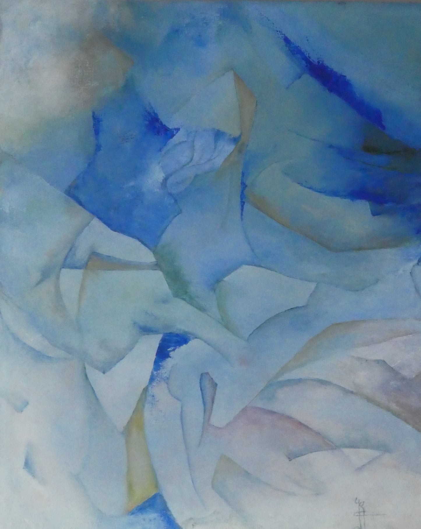 Oplossend Licht — origineel schilderij van Cees Korver, 80 × 100 cm