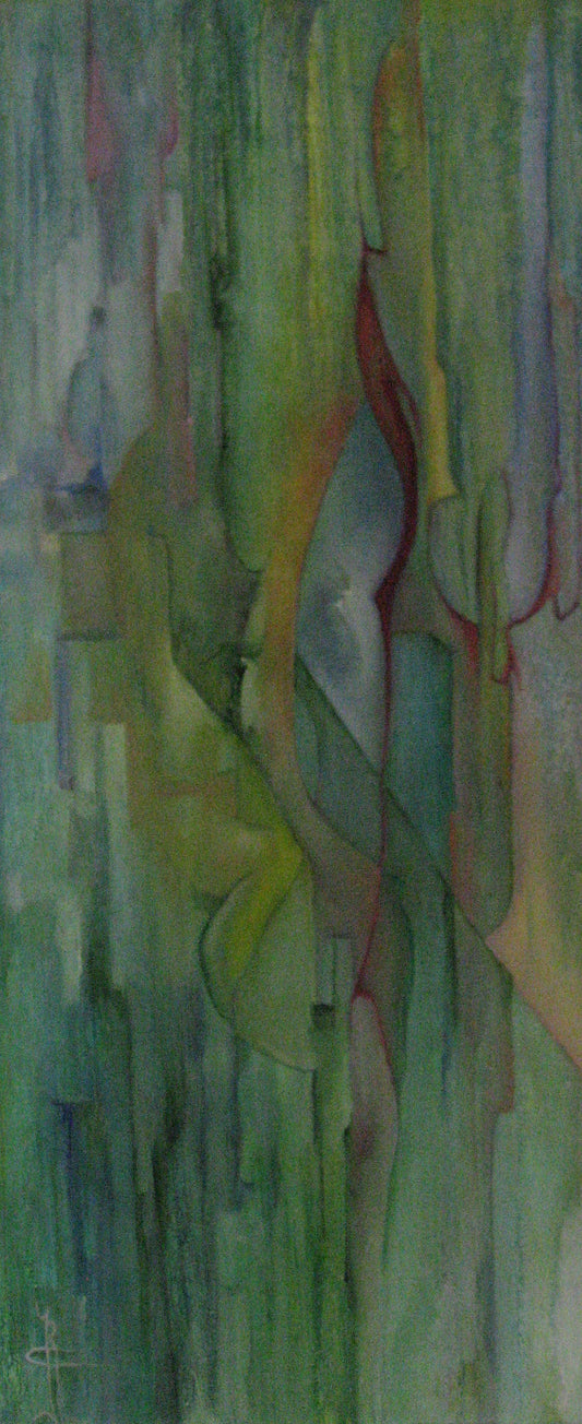 Groene cascade