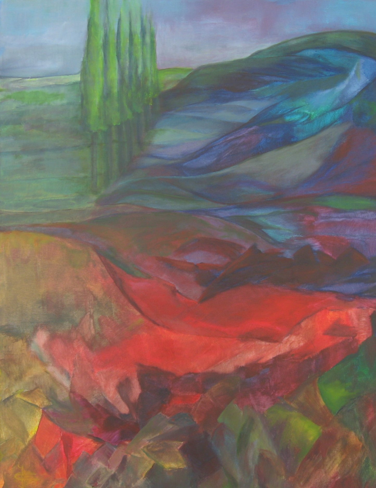 Rood in groen