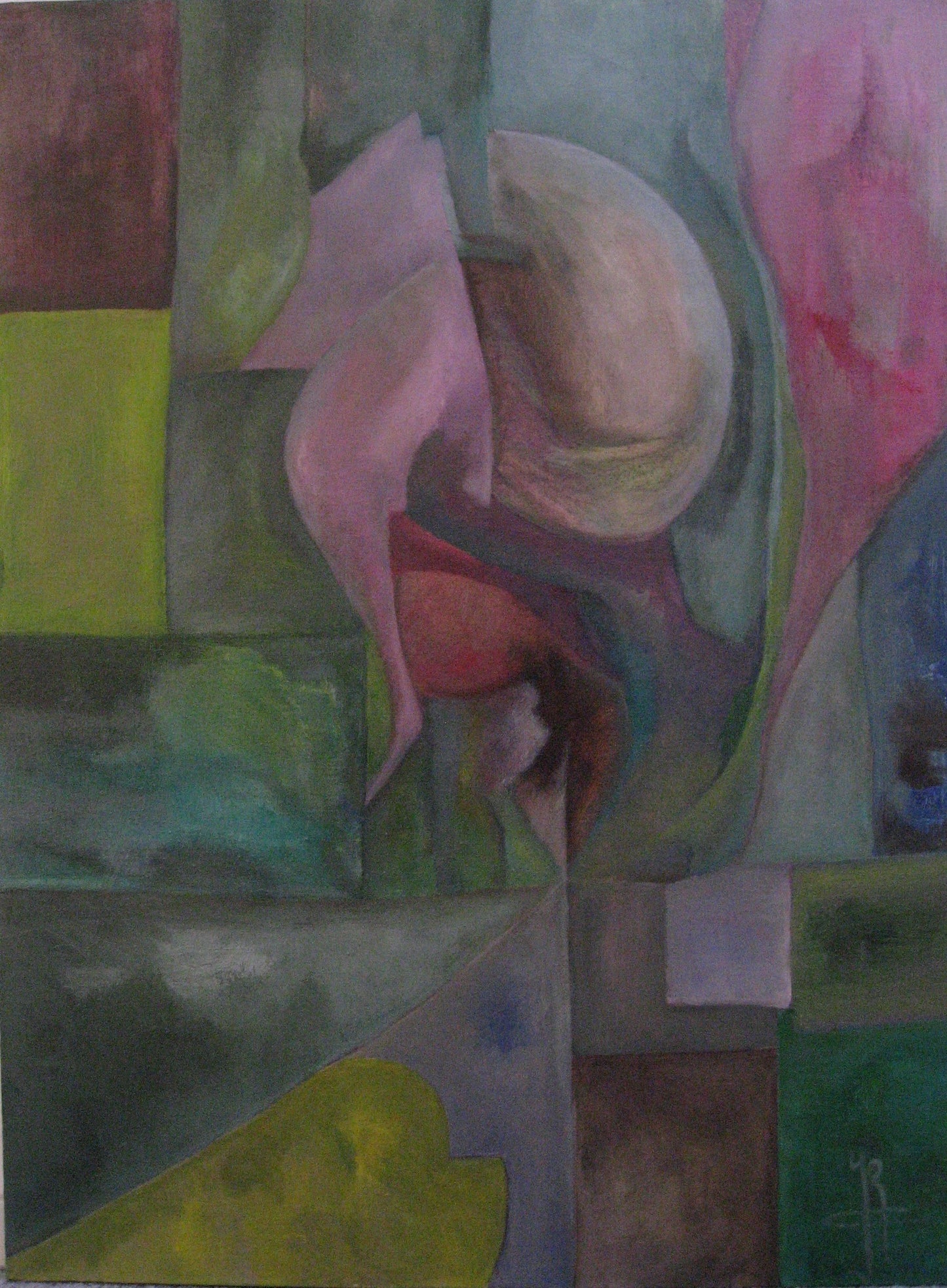 Roze en groen