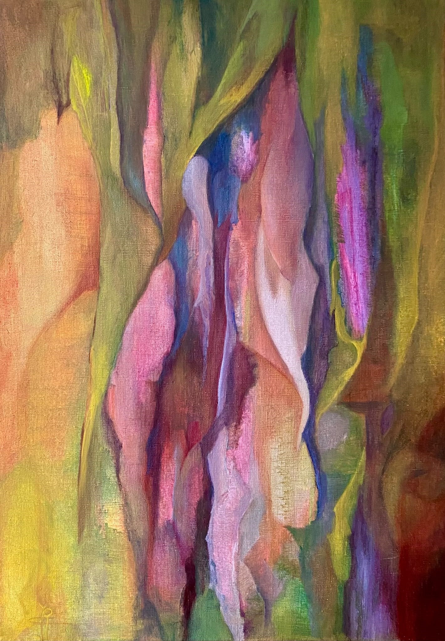 Ruis en Ritme — origineel schilderij van Cees Korver, 57 × 79 cm